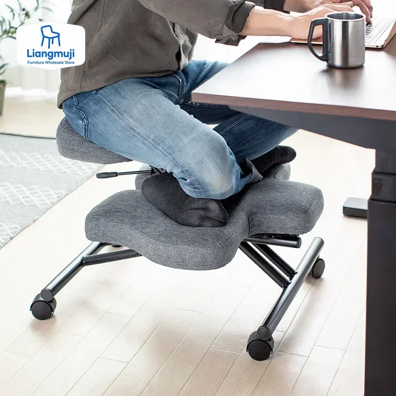 Kneeling Chair - Home Office Ergonomic Computer Desk Stool For Active Sitting Relieving Back and Neck Pain & Improving Posture