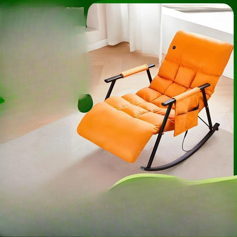 Electric massage chair, hot compress vibration rocking chair lunch break home office massage