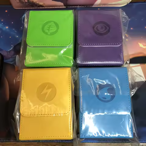 Genuine WS DTCG PTCG Trading Cards Deck Box Board Card Protector Case Pu Leather Storage Box