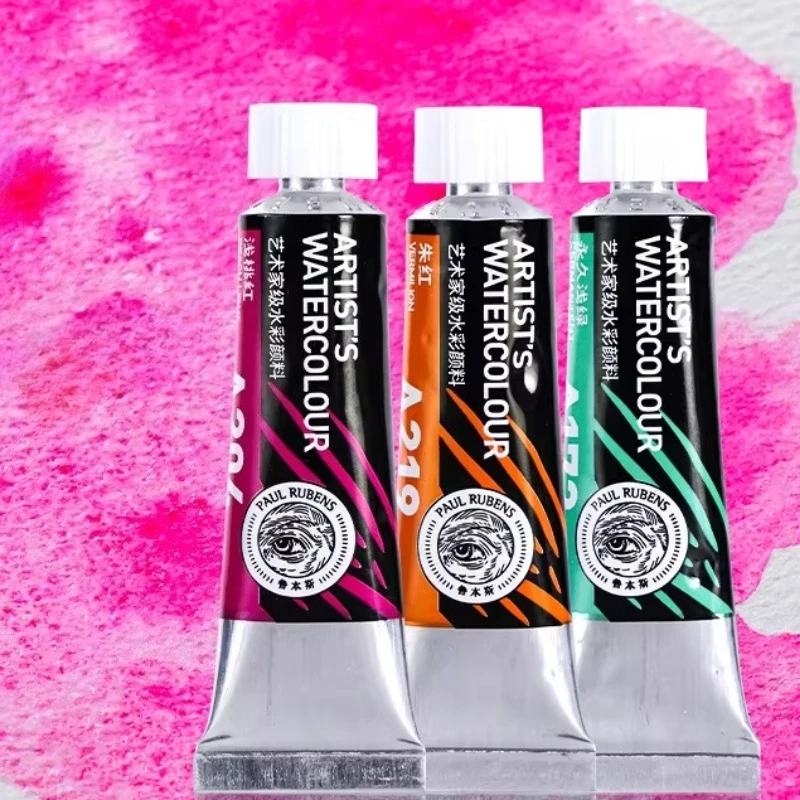 Rubens Artist Mineral Watercolor Pigment 15ml Tube Master Level Professional Painting Paint Beginner Student Art Supplies