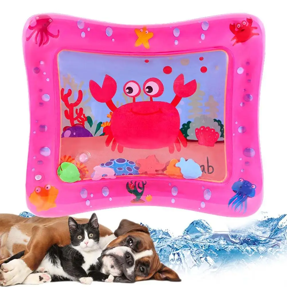 Thickened Water Sensory Mat Interactive And Engaging Experience For Pets And Kids Coolling Sensor Water Playmat Cat Dog Supplies