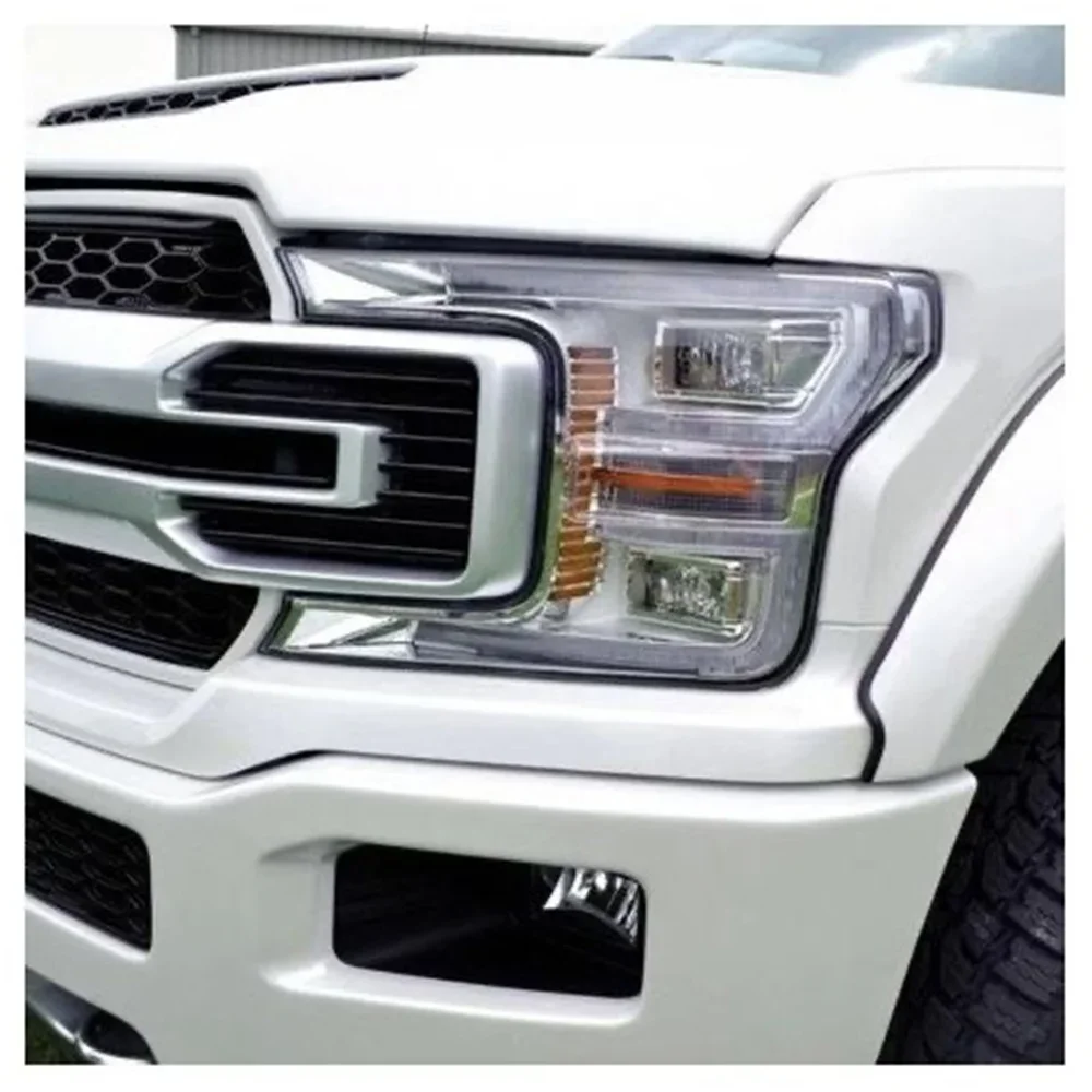 For Ford Raptor F150 2019 2020 Headlight Lens Car Headlamp Cover Car Glass Replacement Auto Shell Projector Lens