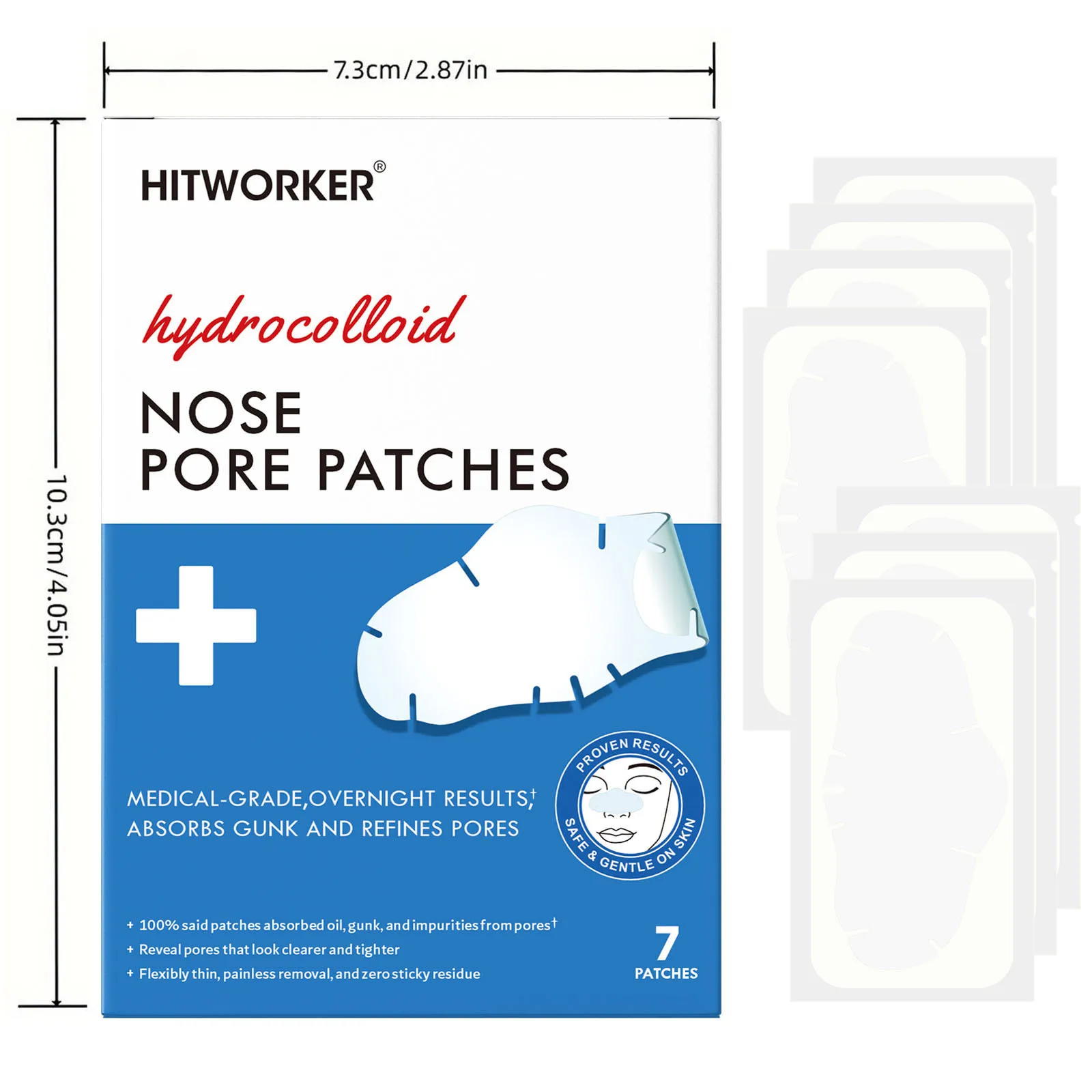 Neus Poriën Patches Diepe Reiniging Neus Poriën en Mee-eters Neus Reiniging Patch Reiniging Gezichtsverzorging Tool Huidverzorging