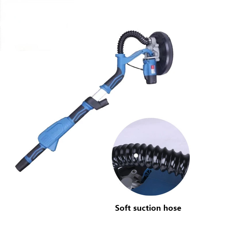 S1F-FF-225 Electric Drywall Sander Wall Polishing Tools  Carry Bag Ceiling Long-reach Dry Wall Putty Sander with LED