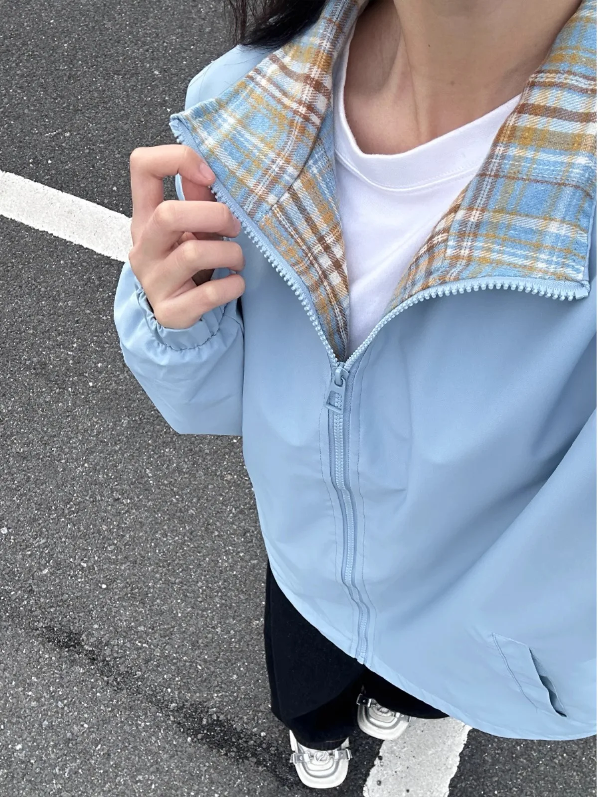 

Мужская летняя винтажная куртка Cleanfit в клетку с американским воротником, защита от УФ-излучения, свободный крой, молодежный стиль, длинный рукав