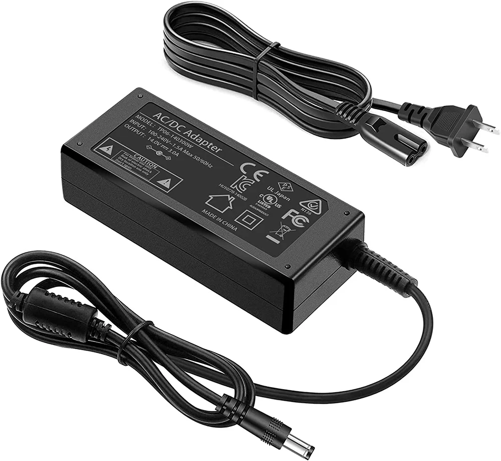 14V Power Adapter for Samsung Monitor 14V 3A AC Adapter Charger for Samsung SyncMaster 15