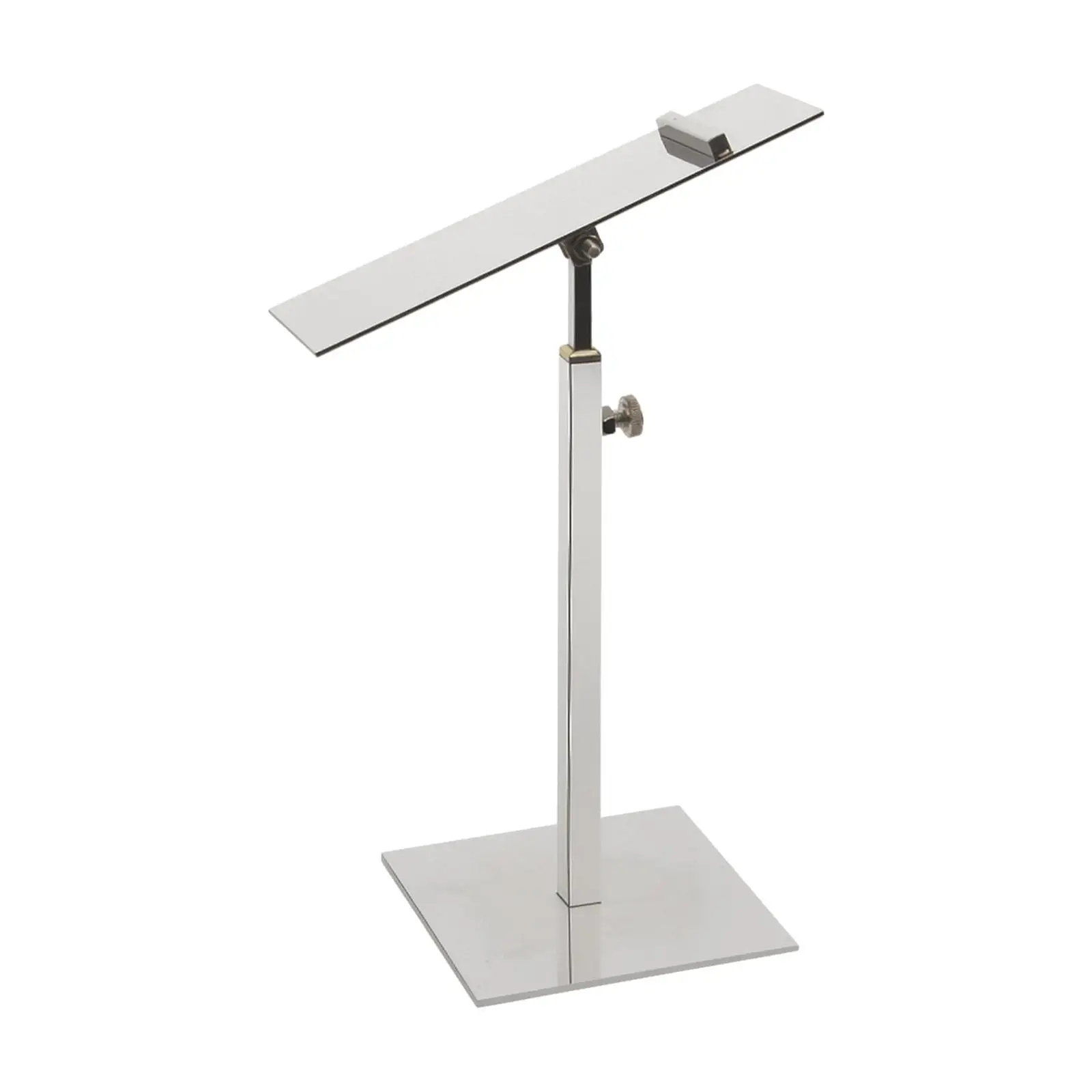 Single Shoe Showcase Stand Stainless Steel Display Pedestal for Product Photo Retail Display Rack with Stable Base
