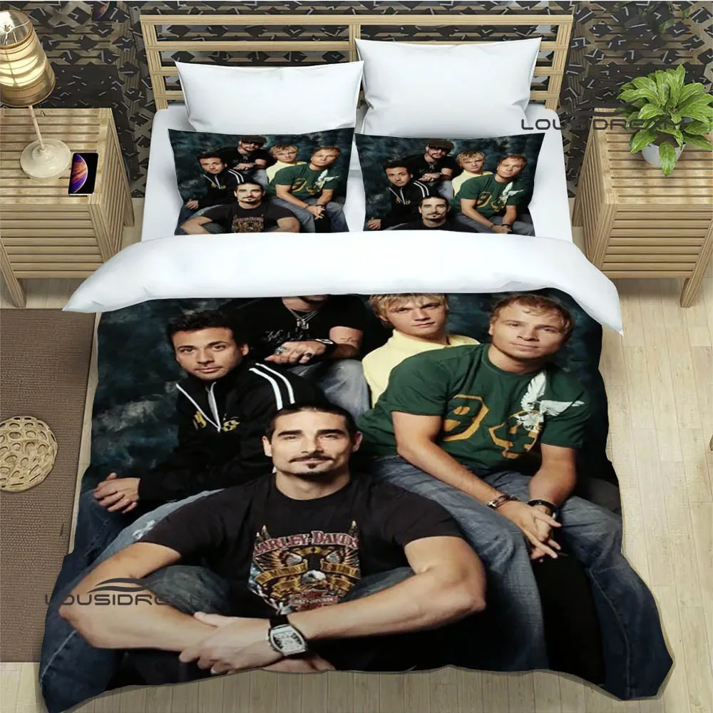 Imagem -04 - Bsb Banda Backstreet Bedding Sets para Meninos Exquisite Cama Suprimentos Capa de Edredão Consolador de Luxo Presente de Aniversário