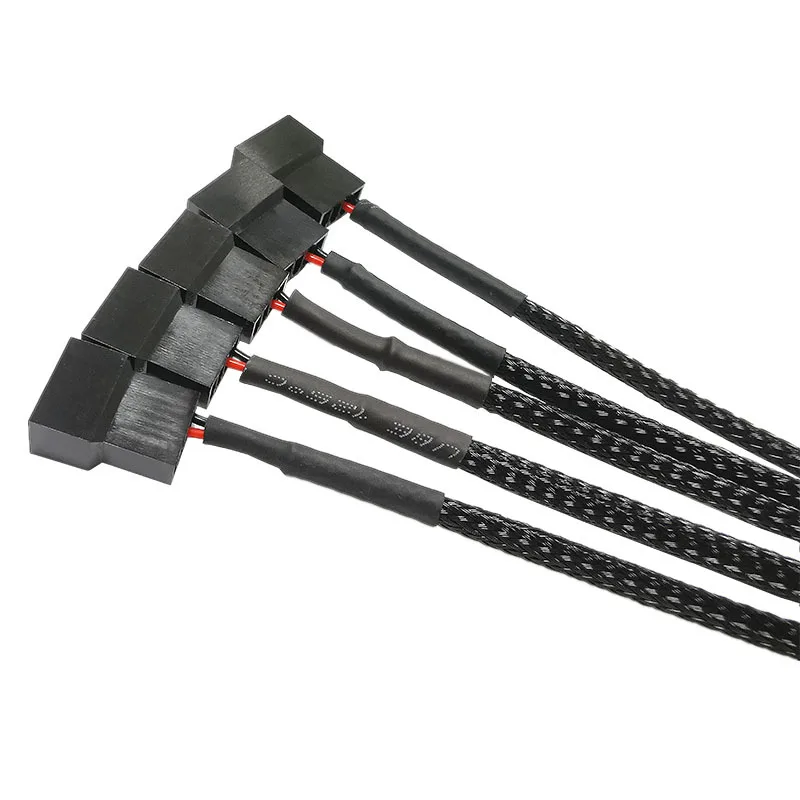 SATA 15 PIN zu 4 PIN PWM Lüfter-Konverter 1 SATA zu Multi 4 Pin Kabel-Splitter Computer CPU PC Gehäuse Kühlungsadapter Verbindungskabel – Detail 3