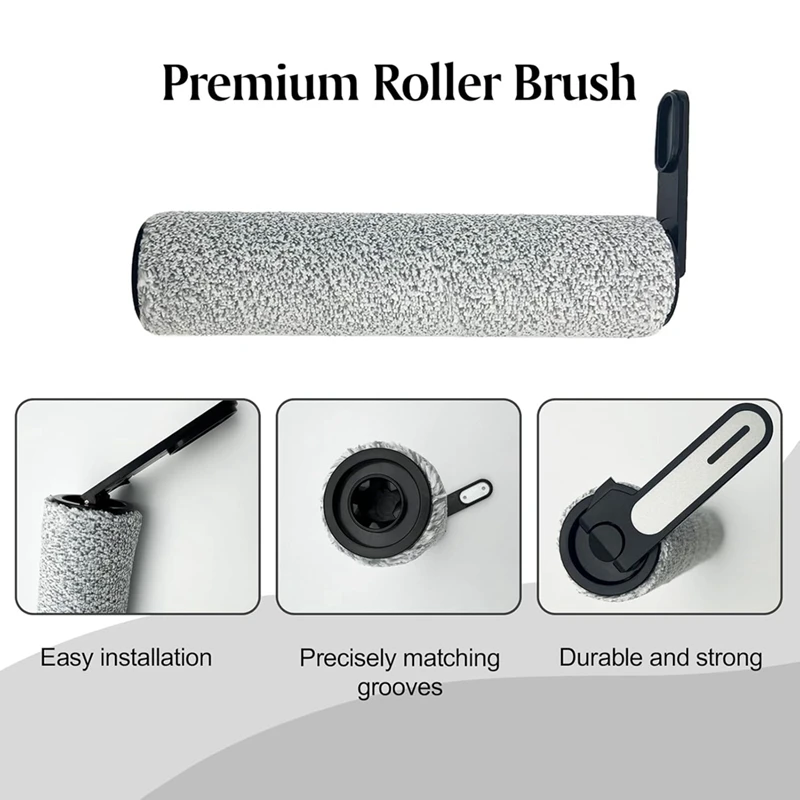 AB34-Brush Roller And Filter Kit For DREAME Trouver K10 & K10 Pro Wet Dry Cordless Vacuum Cleaner Replacement Parts