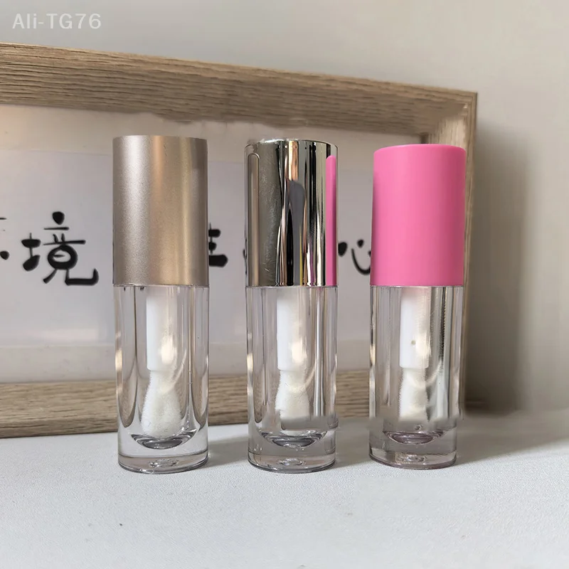 1/3 Peças Tubos Mini de Brilho Labial de 6ml com Aplicador, Frascos Vazios para Viagem, Tubos Recarregáveis para Batom, Embalagens Cosméticas DIY