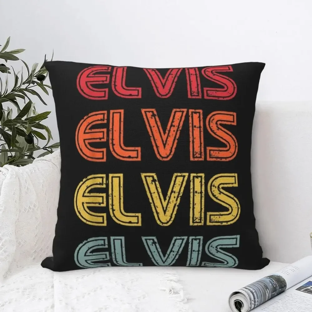 Elvis Square Pillowcase Pillow Cover Polyester Cushion Decor Comfort Throw Pillow for Home Car