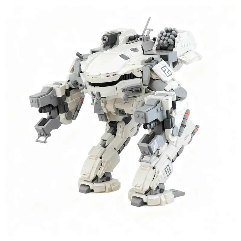 3560pcs MOC Space Battletech Mechwarrior King Crab Mech Model Building Blocks Architecture Birthday Idea Assemble DIY Collection