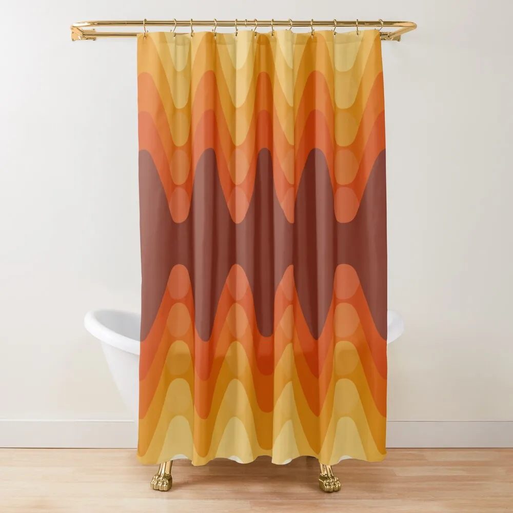 

Sonic Wave Pattern 224 Shower Curtain Shower Waterproof Bathroom For Shower Bathroom Set For Bathroom Curtain