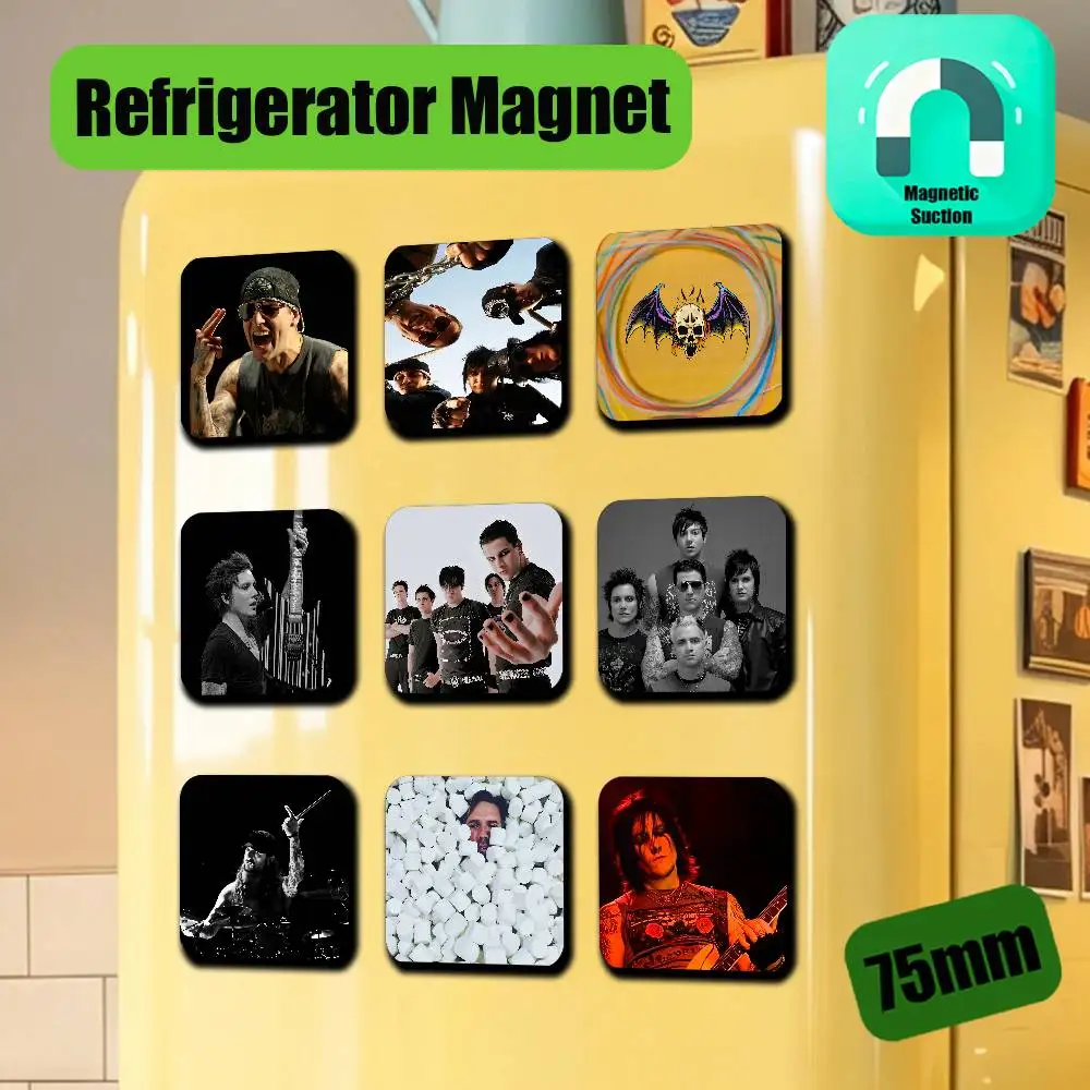 For Synyster Gates Avenged Sevenfold Fridge Magnetic Metal Icebox Cabinet Custom Refrigerator Magnets Decoration Gift