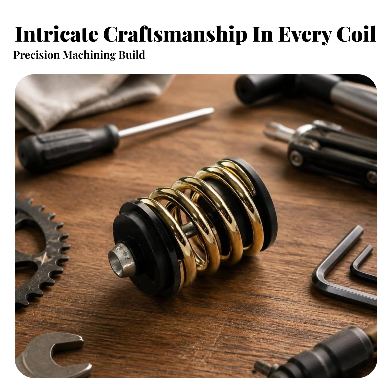 Cycle Rear Shock Absorption Spring Shock Absorber Long-Lasting Bike Shock Absorber Spring Shock Absorption Unit Smooth Versatile
