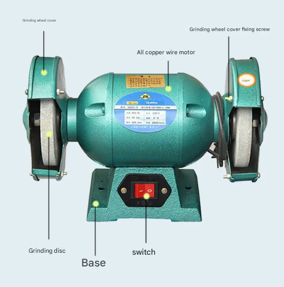 Multifunctional Small 220v Industrial Electric Grinder Desktop Grinder Household Mini Grinding And Polishing Machine