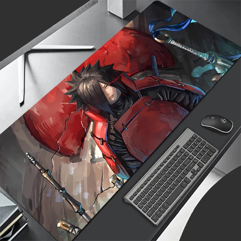 Mouse Pad Non-Slip Rubber mousepads Game player notebook computer Pad table mat PC carpet N-NARUTOS Uchiha Madara Mousepad XXXL