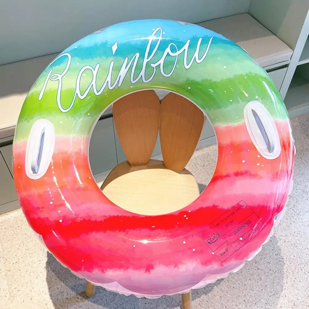 

Плавательное кольцо, симпатичное сильное плавучее ПВХ летнее пляжное плавающее кольцо, внешняя фотоигрушка для спорта