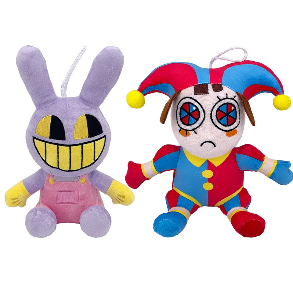 The Amazing Digital Circus Plush Kawaii Pomni Jax Plush Doll Stuffed Joker Pillow Manga Anime Christmas Gift Toys