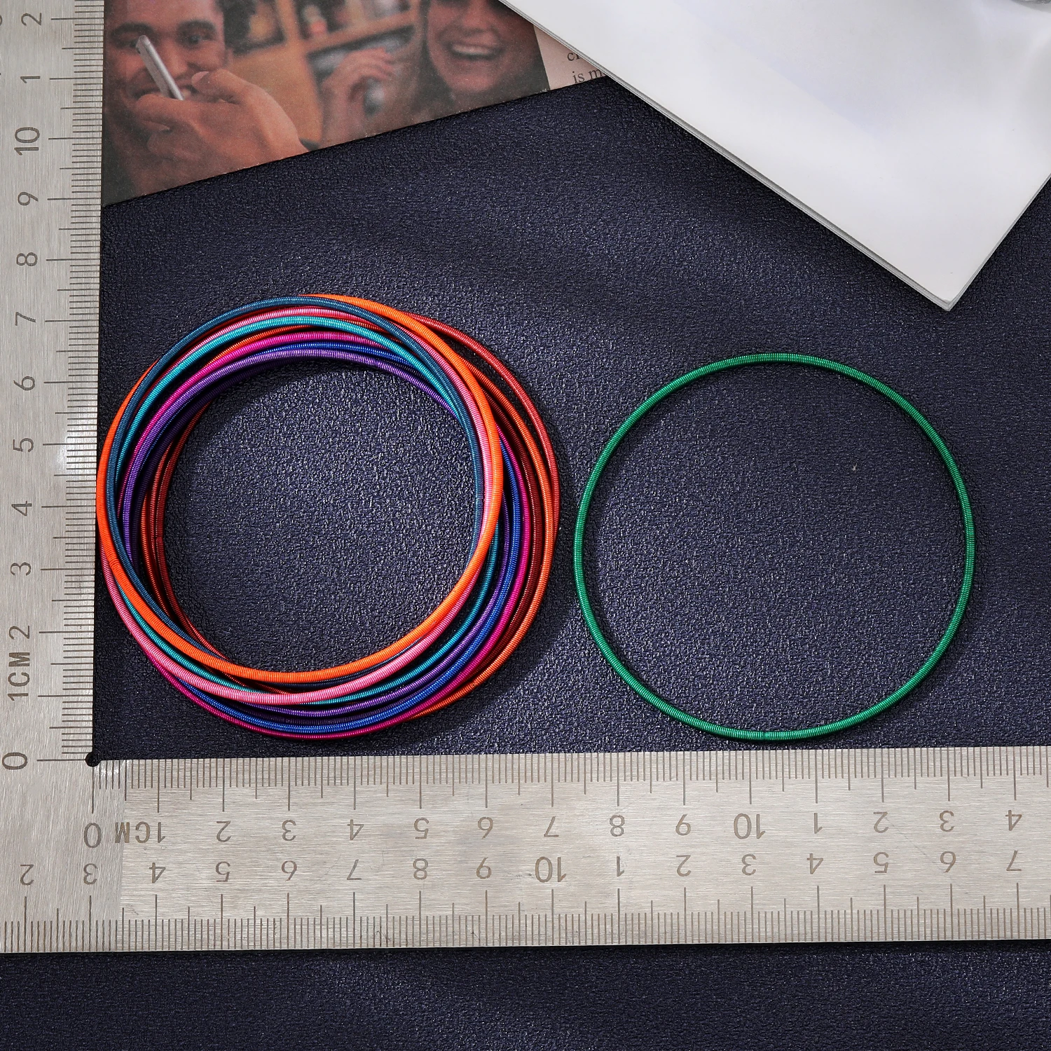 New Stainless Steel Fashion Spring Bracelet Set Bohemian Style Color Bracelet 12 laps Set Gift Wholesale