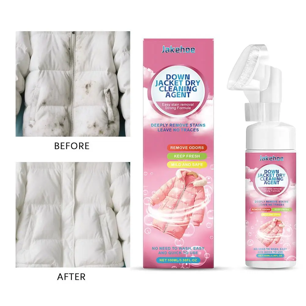 

Bubble cleaner to clean down jacket, carpet stubborn cleaning remove yellow dirt stains agent stains, clothes, dry to on A8E8
