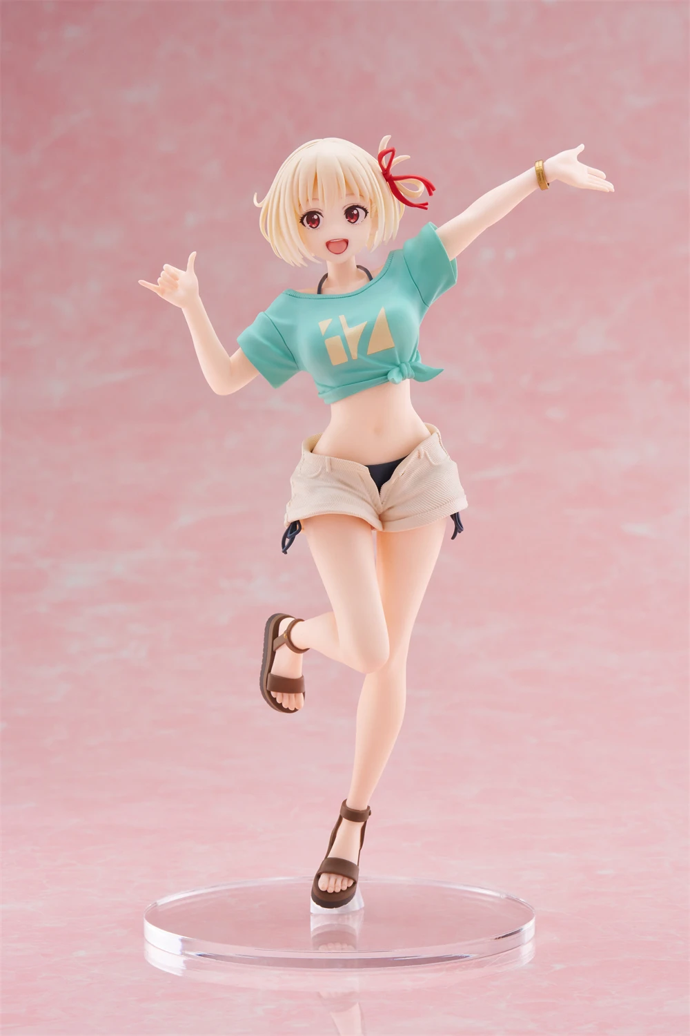 TAiTO Coreful Lycoris Recoil Nishikigi Chisato ~Hawaii State Style Ver.~ PVC 18CM Anime Action Figures Model Collection Toy