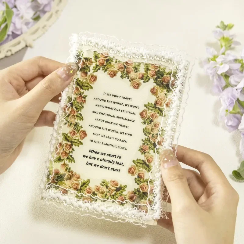 

1 рулон/3 рулона ПЭТ-лента, принадлежности для справочников, материал для коллажей, сделай сам, вышитые ленты с цветами мечты, клейкие декоративные 35 мм * 2 м