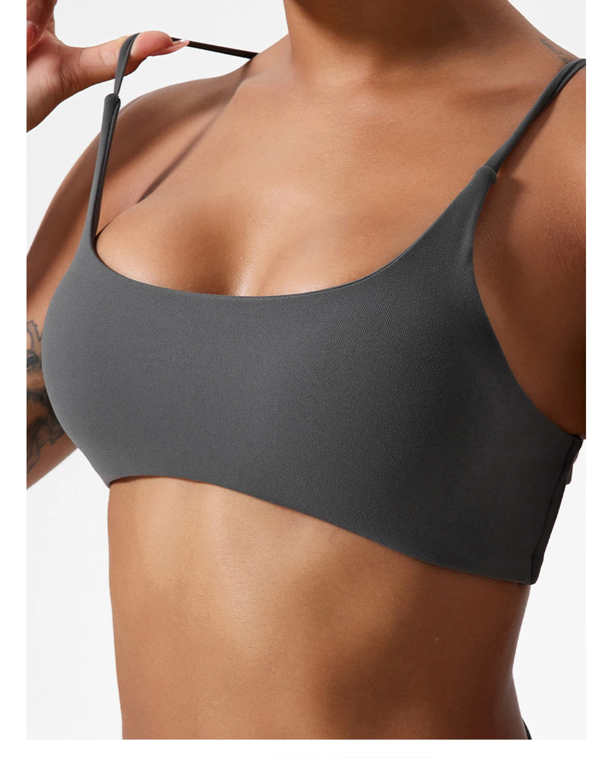 Hearuisavy Sommer Damen Sport-BH Unterwäsche Sportbekleidung Gym-Top Yoga-Kleidung Atmungsaktiv Schnelltrocknend Lauf-Pilates-Fitness-Top – Detail 21