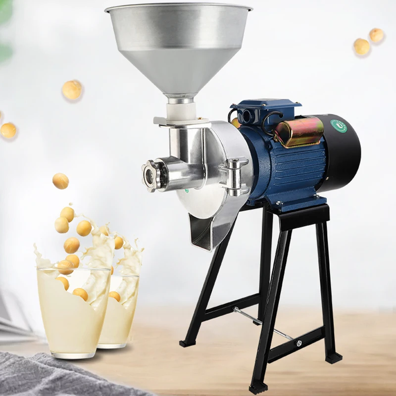 Multi-function Grinding Machine Commercial Soymilk Grinder Home Rice Paste Machine Tofu Beater Wet Use Peanut Butter Machine 1PC