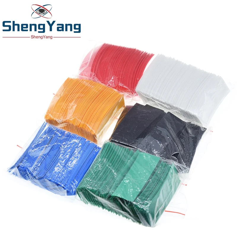 100PCS AAA Size 7 Lithium Battery Heat Shrink Tube Li-ion Wrap Cover Skin PVC Shrinkable Tubing Film Sleeves Insulation Sheath