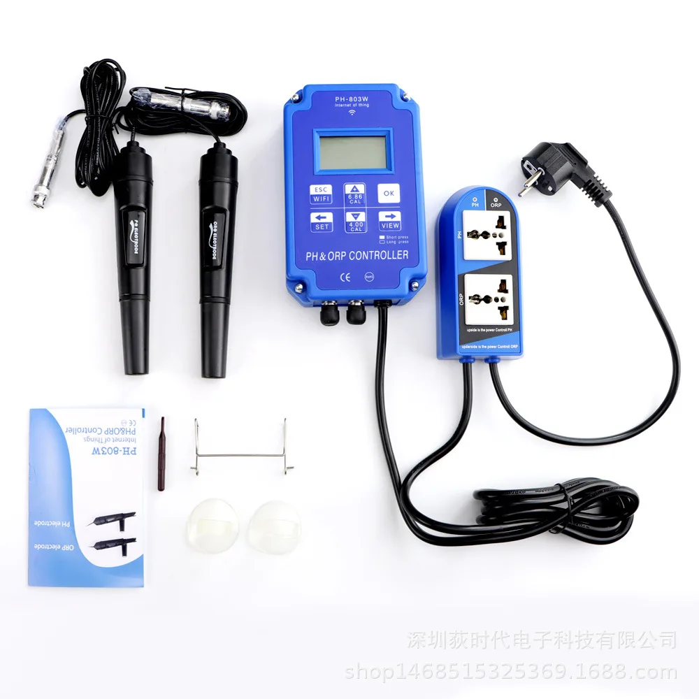 PH-803W Mobile Phone Wireless Wifi Monitoring Ph Meter Orp Online Digital Acid-base and Redox Controller