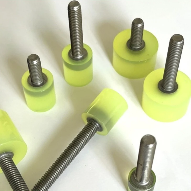 M8 Polyurethane Coated Screws And 304 Stainless Steel Shock-Absorbing Bolts for Industrial Machinery Equipment Protection
