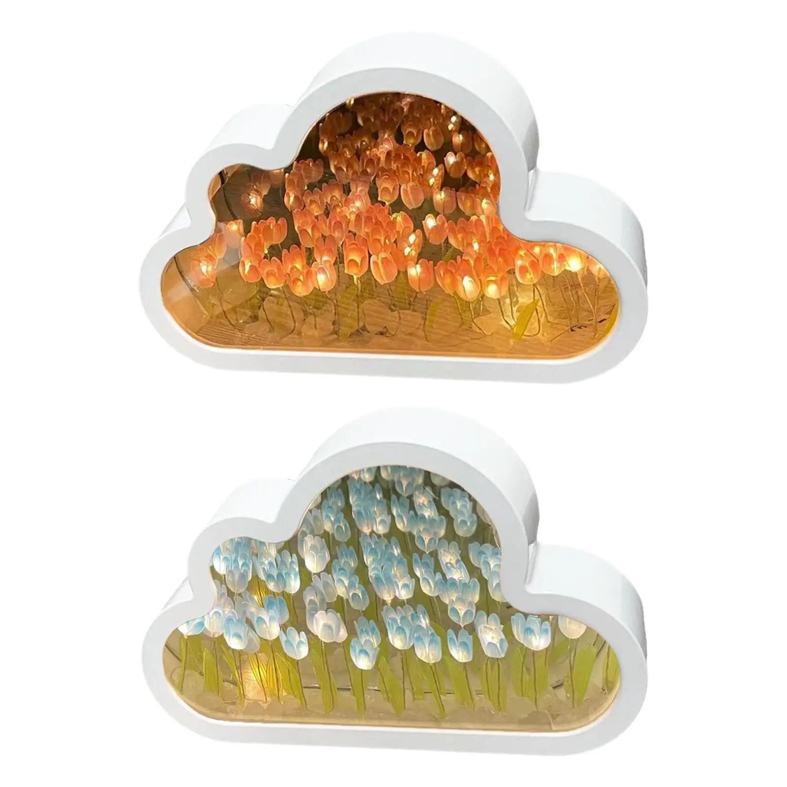 

DIY Clouds Night Light Handmade Small Night Light Decor Bedside Lamp for Living Room Desktop Home Bathroom Bedroom