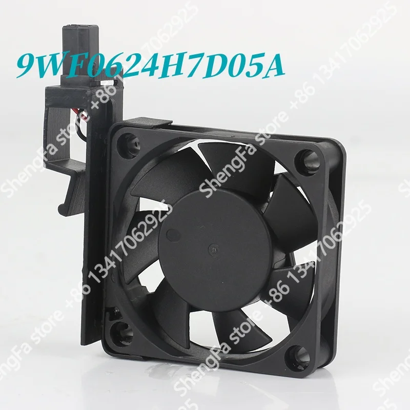 cooling fan New Original Sanyo 5V 12V 48V AC EC 6015 6CM 60X60X15MM Fanuc System-specific three-wire 9WF0624H7D05A DC 24V 0.11A