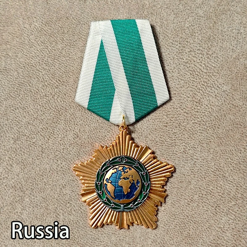 Order of Friendship of The Russian Federation Medal of Russia Collection Crafts for Badge Collector Enthusiast Box Pack
