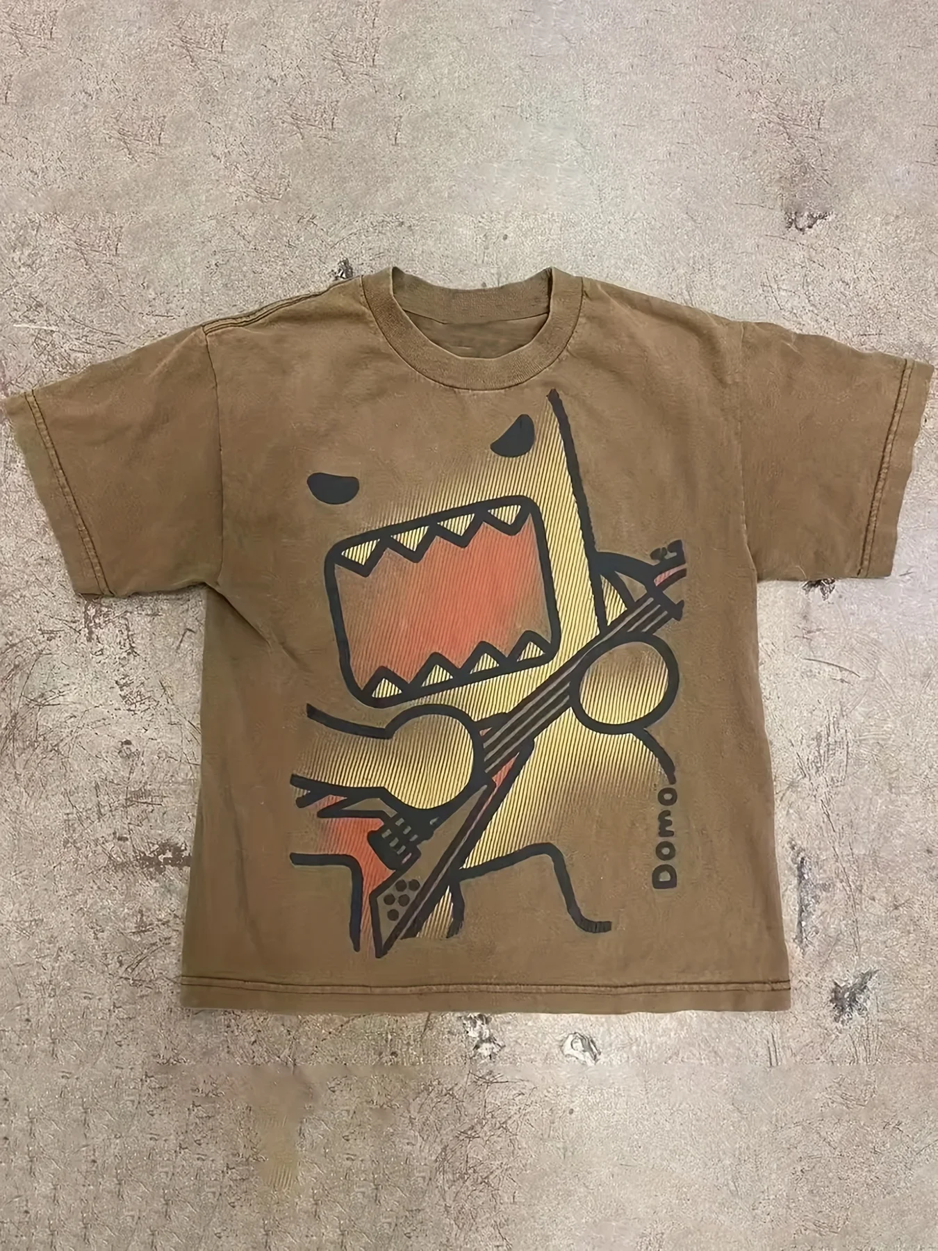 T-shirt Y2K Summer Outfit New Printed T-shirt American Trend Short Sleeved Street Hip-hop Retro Future Loose Top