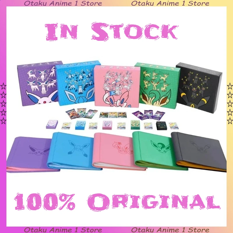 

In Stock Original PTCG Card Chinese Ice Eevee GX Gift Box Sun Ibrahimovic Moon Eevee Fairy Eevee Yeb Set Game Collection Cards