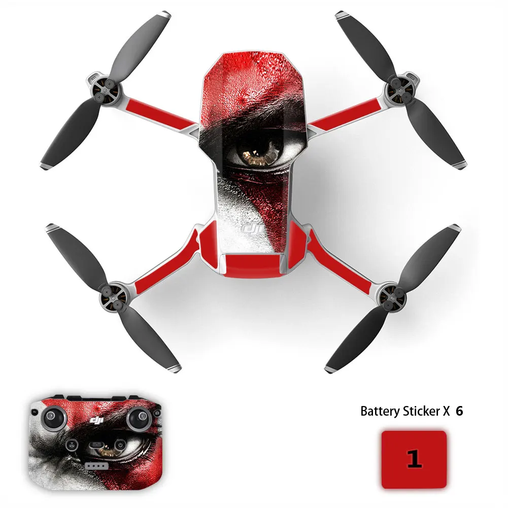 สีสัน PVC สติ๊กเกอร์สำหรับ DJI Mavic Mini 2กันน้ำสำหรับ Drone Body Arm Remote Control สำหรับ Mini 2อุปกรณ์เสริม