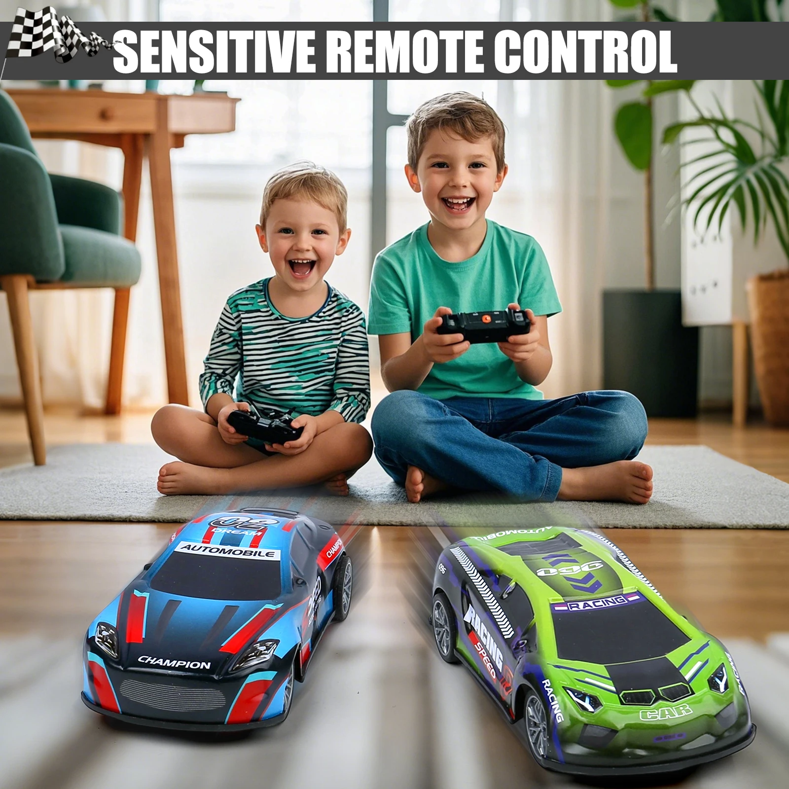 Mini coche de carreras RC de 2,4G, carcasa de hierro, Control remoto, modelo de vehículo de alta velocidad, juguetes para niños, juego multijugador, regalos de cumpleaños