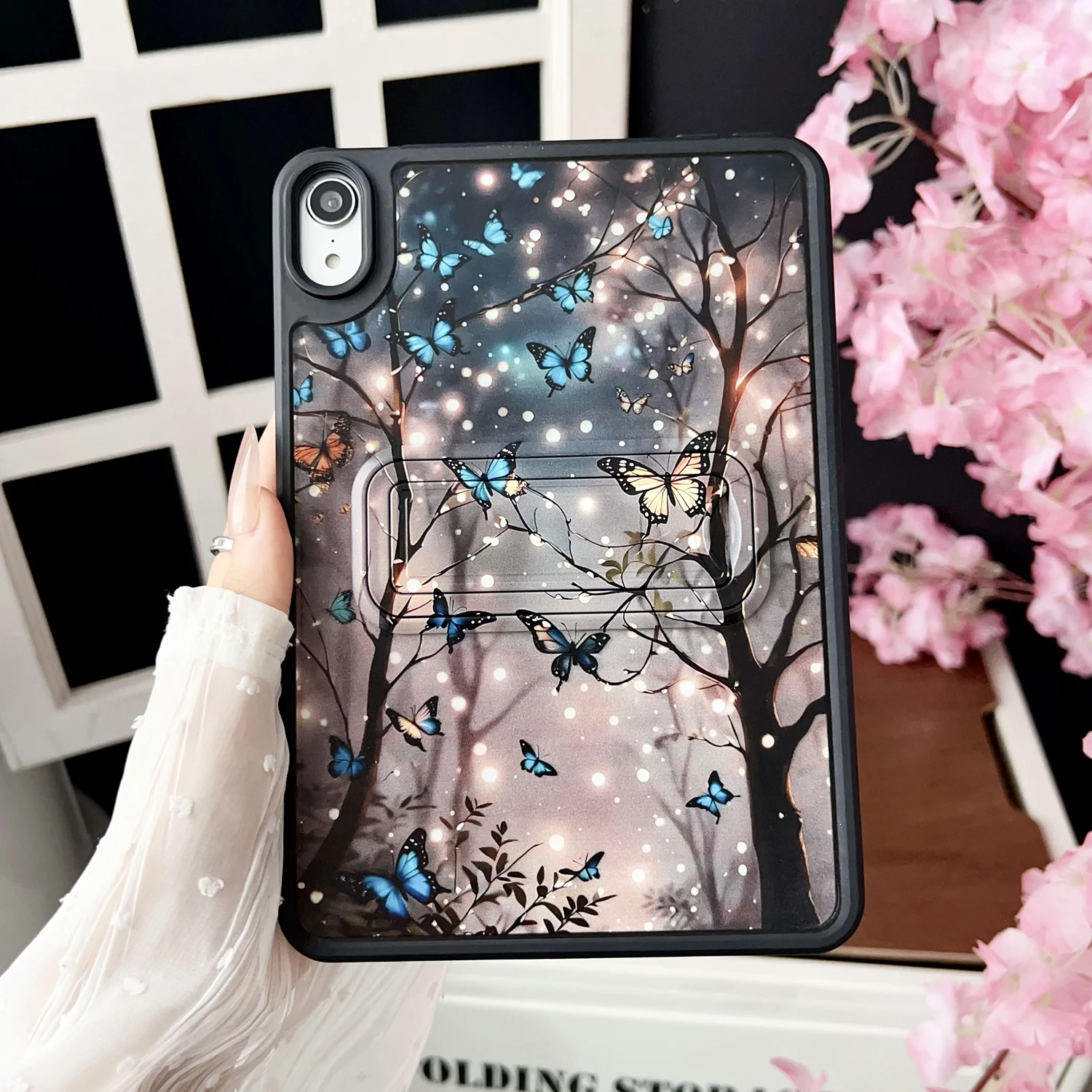 

Paintings Case For iPad 2025 2024 Pro Air 3 4 5 6 7 8 9 10th 11th Generation Mini Stand Cases 10.2 10.9 11 12.9 13 inch Cover