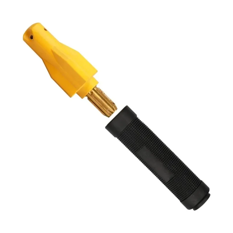 Fotografia 3: Suporte para Eletrodo de Soldagem AT43 600A - Grampo de Latão Durável, Cabo Resistente ao Calor, Ajuste Universal para Todos os Diâmetros de Eletrodo