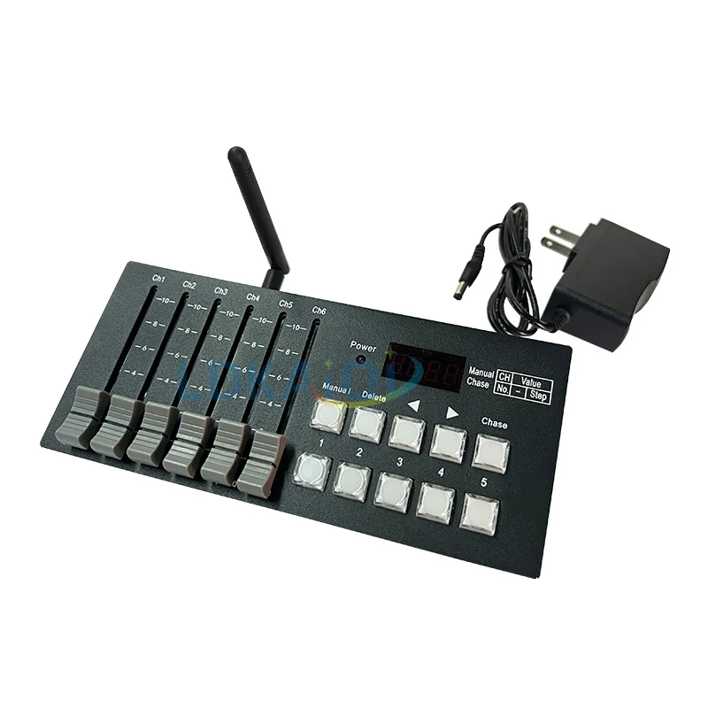 Беспроводная батарея Dmx Mini Console 30-канальный DJ-контроллер