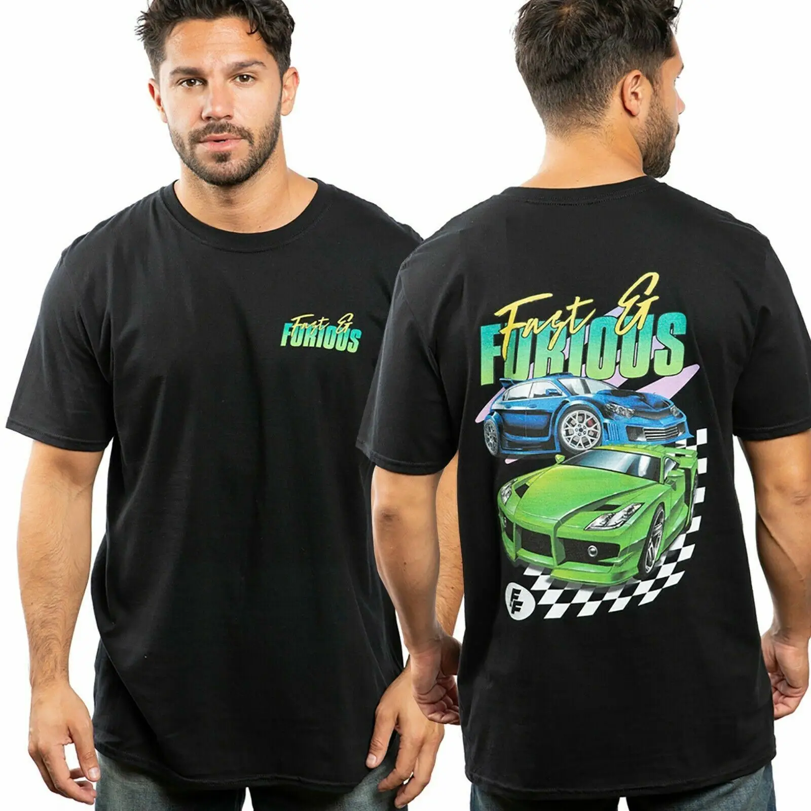 

Official Fast Furious Mens Drift T Shirt Black S Xxl