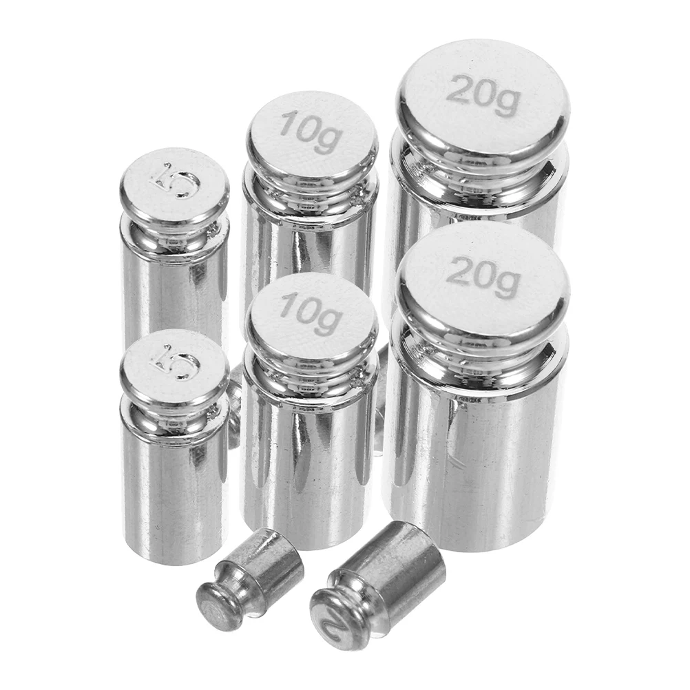 

10pcs Calibration Weights Kit 1g 2g 5g 10g 20g Steel Gram Weights for Digital Scales Balance Scale Weight Set Laboratory Use