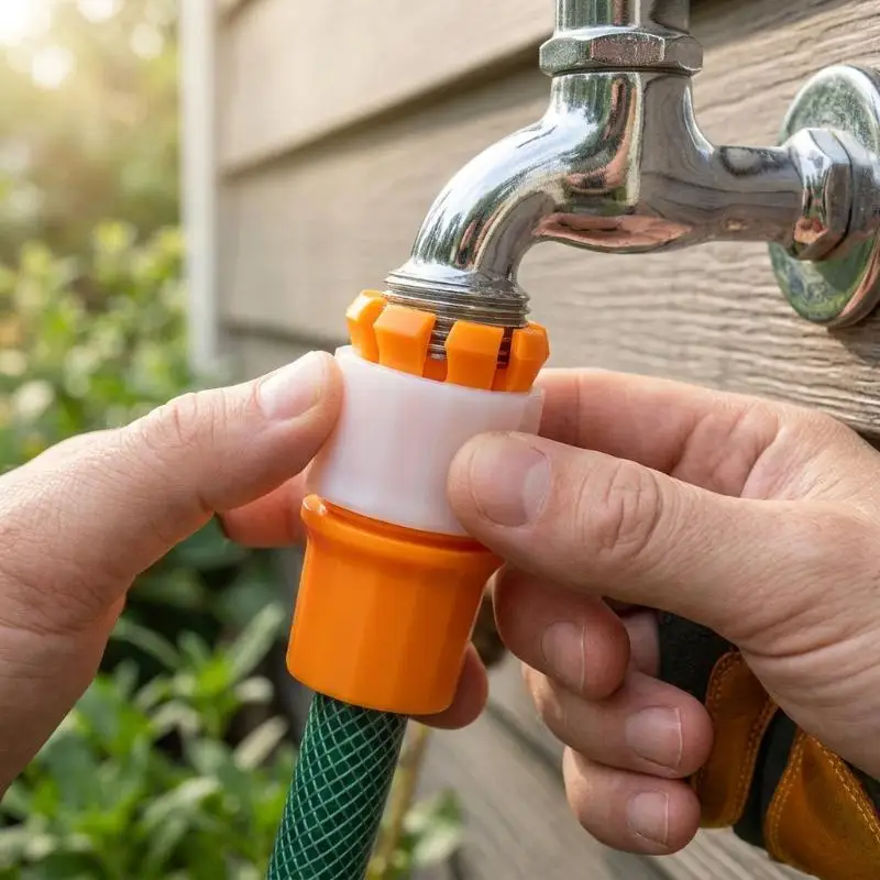 Backflow-Proof Universal Faucet Water Hose Quick Connector,Irrigation Fast Joint For Garden Pipe Connection & Repair Accessorie