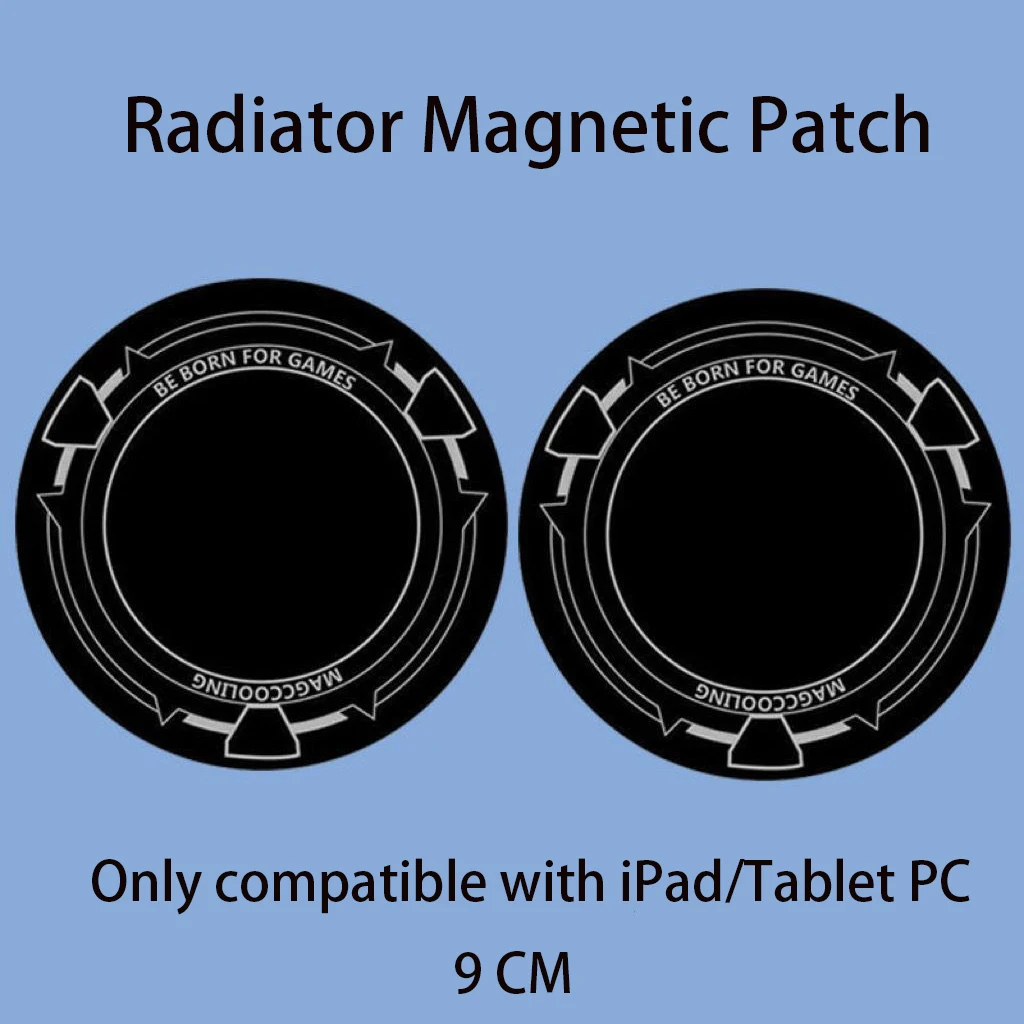 2024 New 9cm Metal Plate Ring For Magsafe Magnetic Car IPad Holder Radiator Iron Sheet Sticker For IPad / Tablet PC