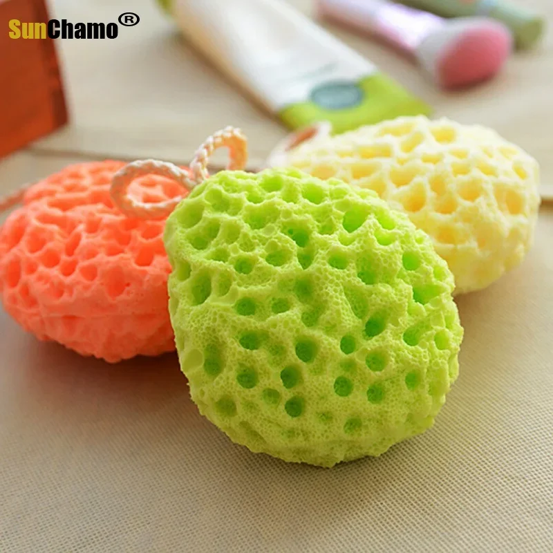 2024 Fashion Baby Kids Bath Brushes Shower Bath Rub Sponge Children Soft Clean Brush Quick Drying Foam Exfoliating Body Cleaning