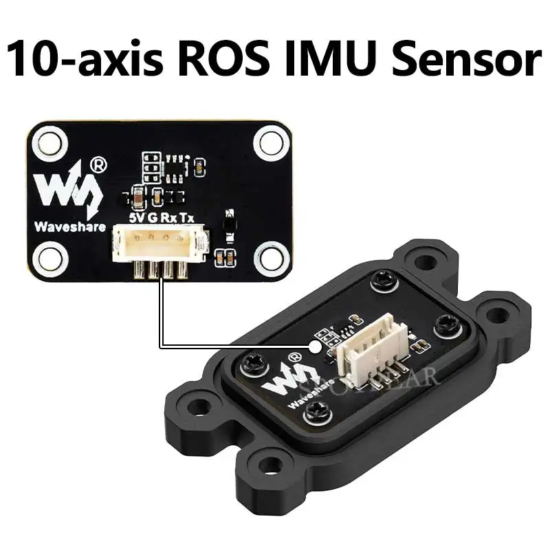 

10-осевой датчик DOF ROS IMU (A) UART ARM 32 DSP Процессор BLE 5.3 Bluetooth / Гироскоп / Акселерометр / Магнитометр / Температура
