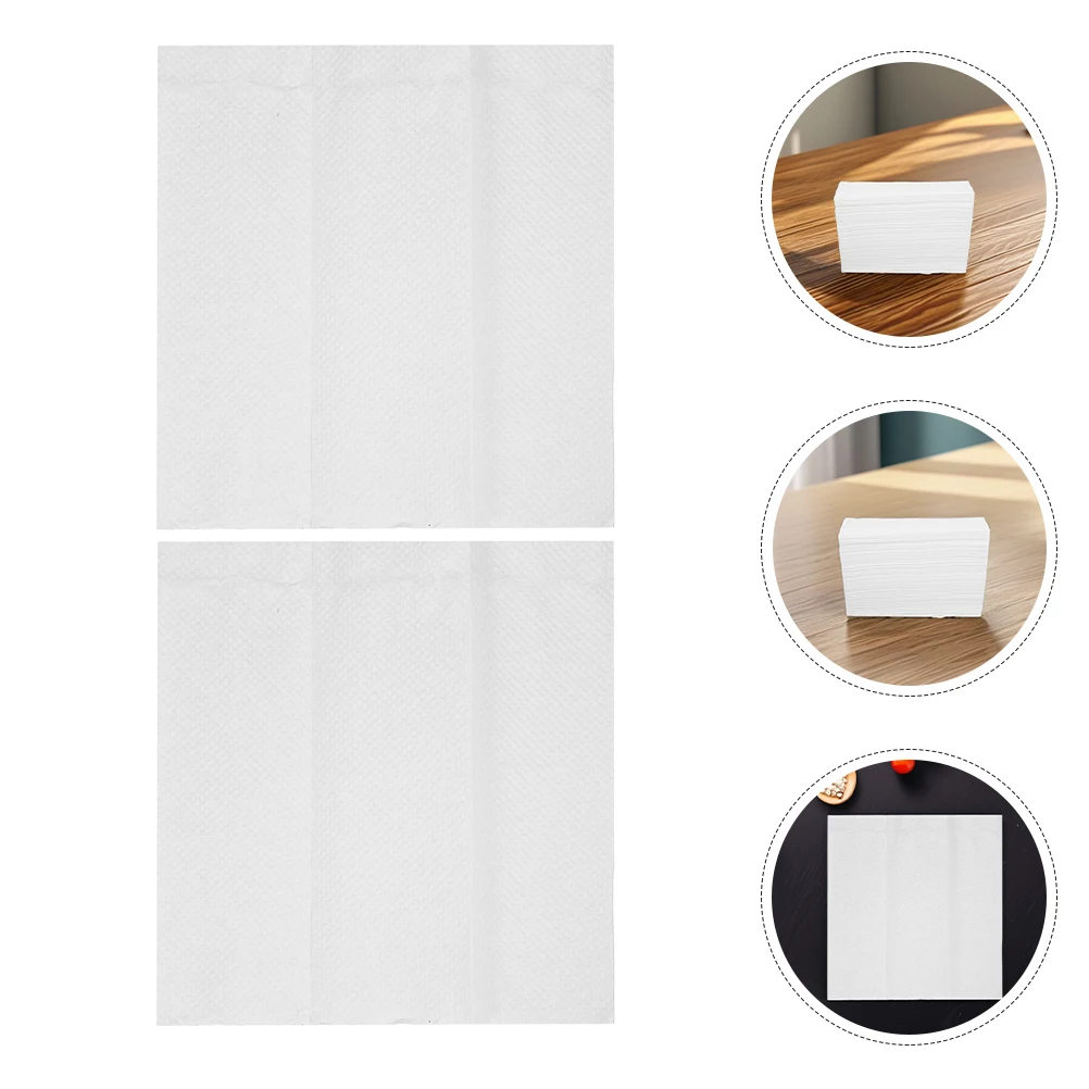 

400pcs Disposable Hand Towels For Bathroom Thick Kitchen Tissue Long Lasting Durable Soft Multi Use Guest Paper Towels